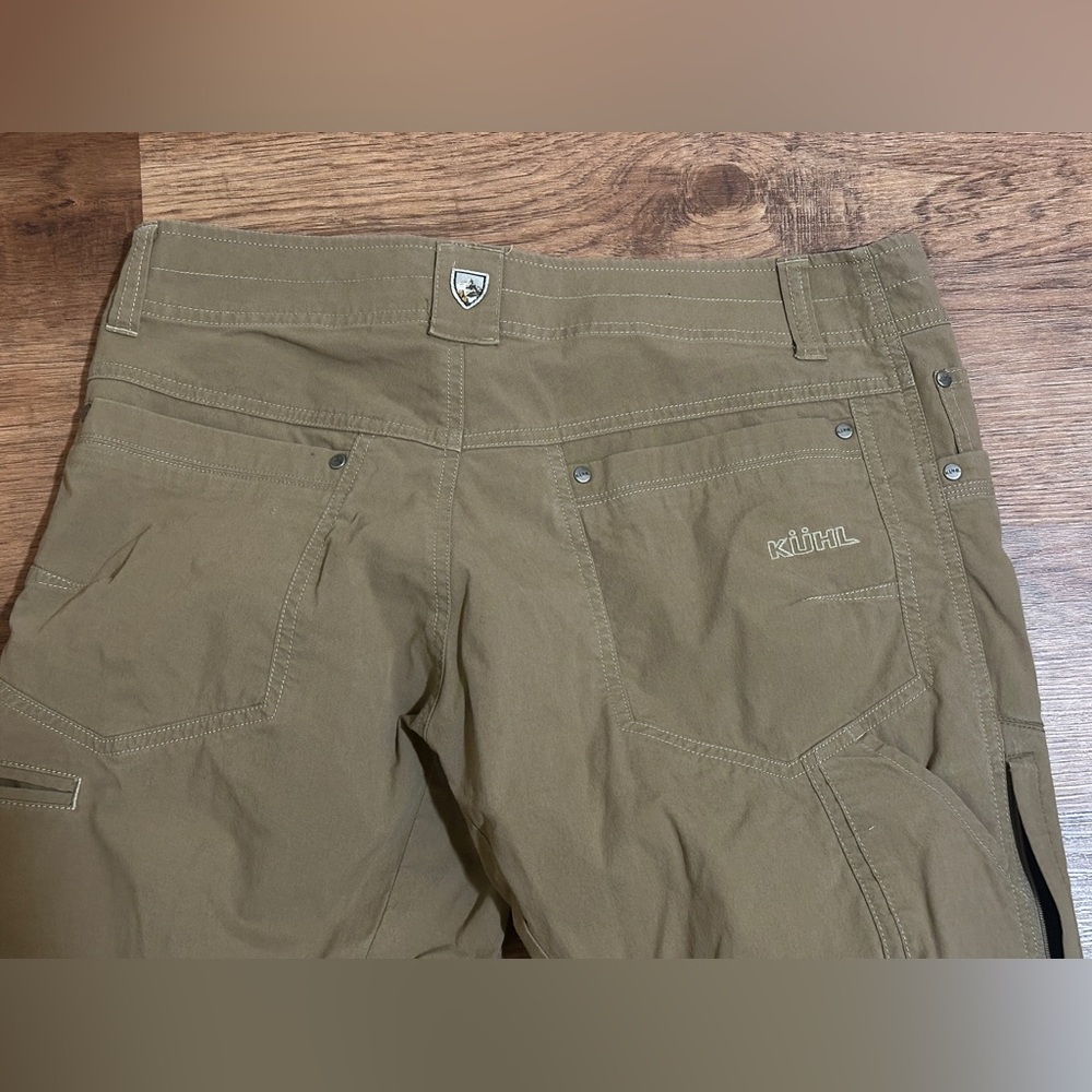 Kuhl Konfidant Air Pants Mens 32 x30 Tan Brown Vented Hiking Outdoor Style 5098 - Picture 4 of 4